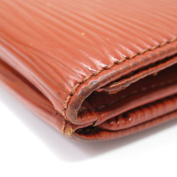 Louis Vuitton Double Hook Wallet Porte Monnaie Carte Epi Brown - Picture 14 of 16